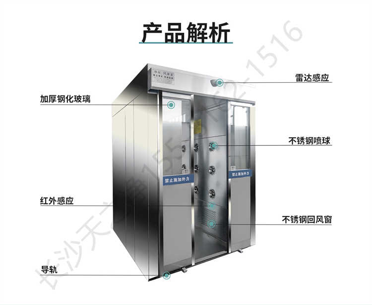 長沙天之凈平移門風淋室-結(jié)構(gòu)解析