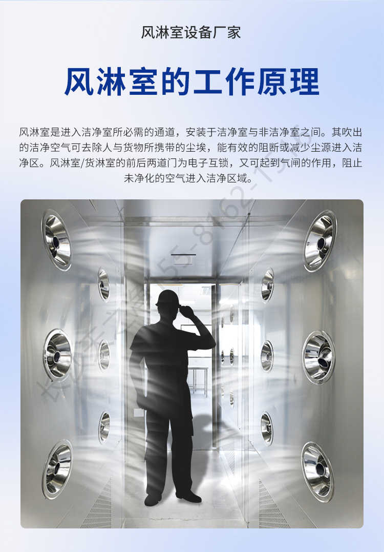 長沙天之凈轉(zhuǎn)角風(fēng)淋室-工作原理